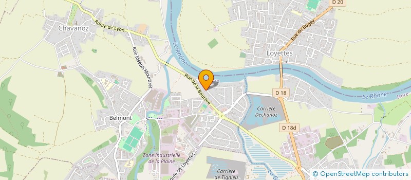 localisation de l'entreprise RAP ARENA  CHAVANOZ