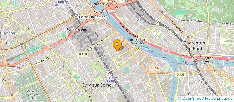 localisation de l'entreprise RAP DE CHEZ NOUS  IVRY-SUR-SEINE