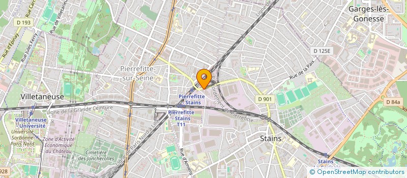 localisation de l'entreprise RAP (RENOVATION ARTISAN PARISIEN)  SAINT-DENIS