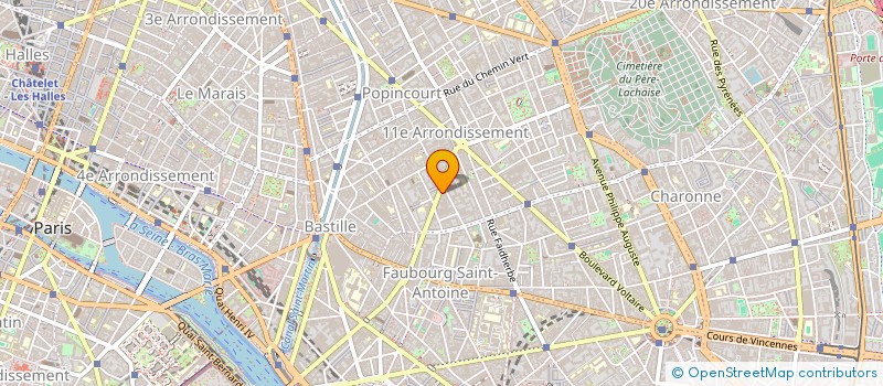 localisation de l'entreprise RAPA RAUSCH PAUSCH à PARIS