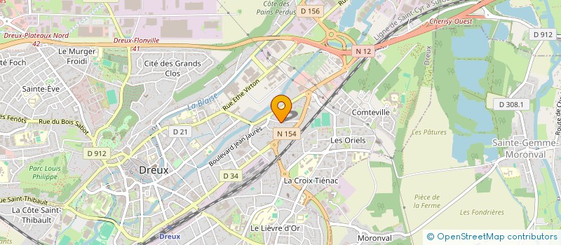 localisation de l'entreprise RAPA SA à DREUX