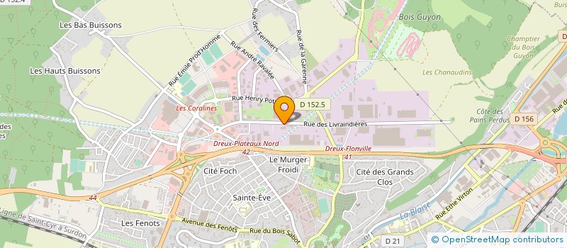 localisation de l'entreprise RAPA SAS  DREUX