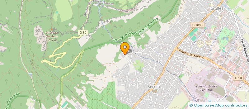 localisation de l'entreprise RAPAO  BERNIN