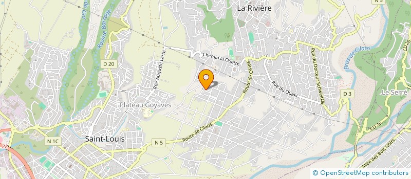 localisation de l'entreprise RAPH à SAINT-LOUIS