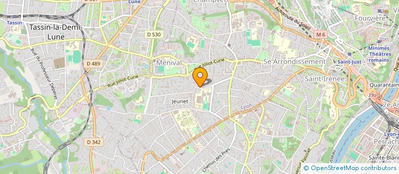 localisation de l'entreprise RAPH 96  LYON