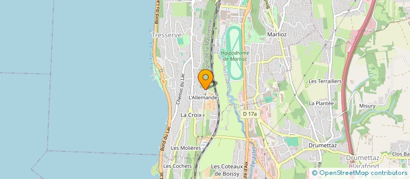 localisation de l'entreprise RAPH'ELEC  TRESSERVE