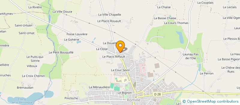 localisation de l'entreprise RAPH'MICRO  ROMILLE