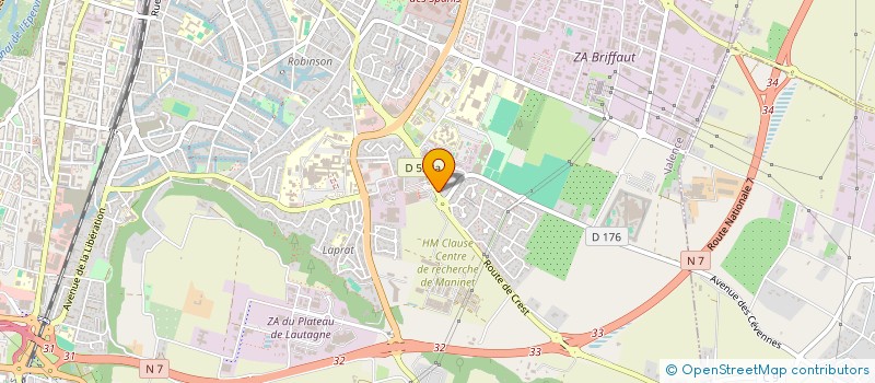 localisation de l'entreprise RAPHA  VALENCE