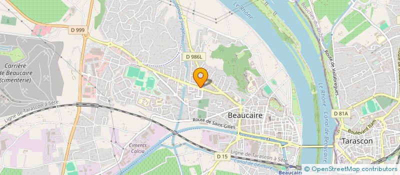 localisation de l'entreprise RAPHAEL à BEAUCAIRE