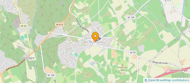 localisation de l'entreprise RAPHAEL  SAINT-GENIES-DES-MOURGUES