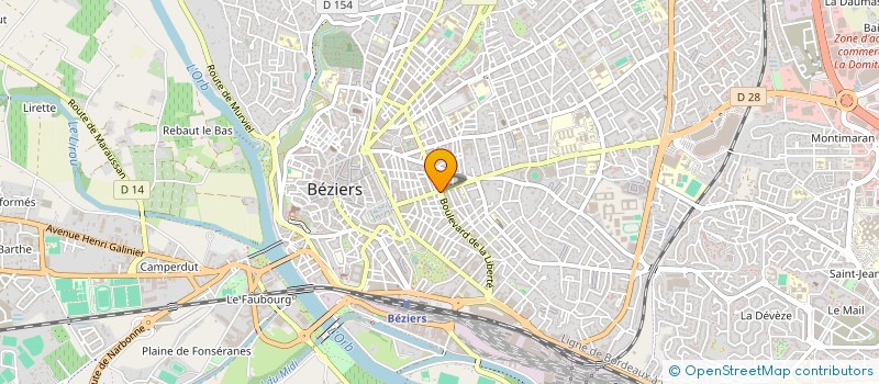 localisation de l'entreprise RAPHAEL à BEZIERS