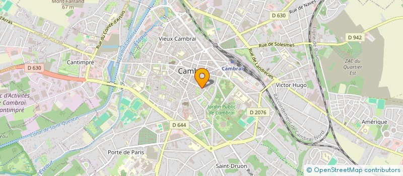 localisation de l'entreprise RAPHAEL  CAMBRAI