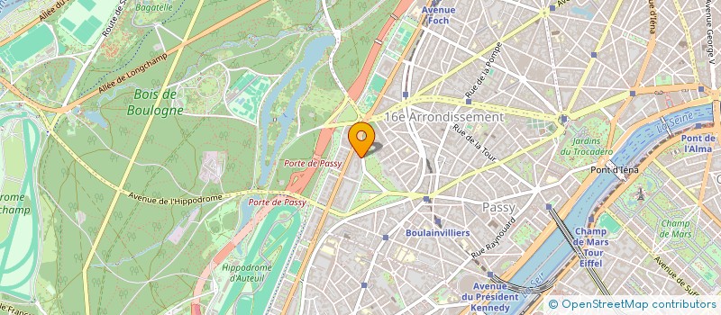 localisation de l'entreprise RAPHAEL 8  PARIS