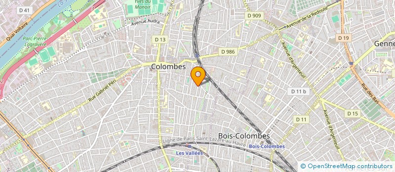 localisation de l'entreprise RAPHAEL  COLOMBES