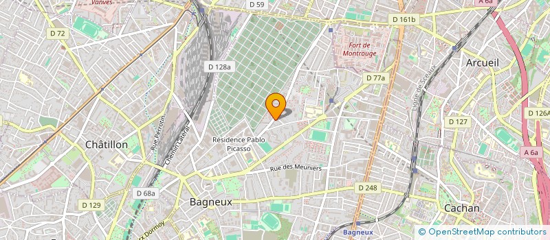 localisation de l'entreprise RAPHAEL à BAGNEUX