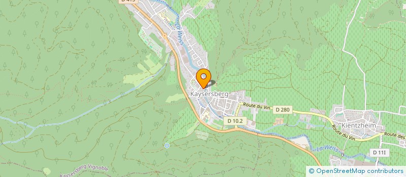 localisation de l'entreprise RAPHAEL  KAYSERSBERG VIGNOBLE