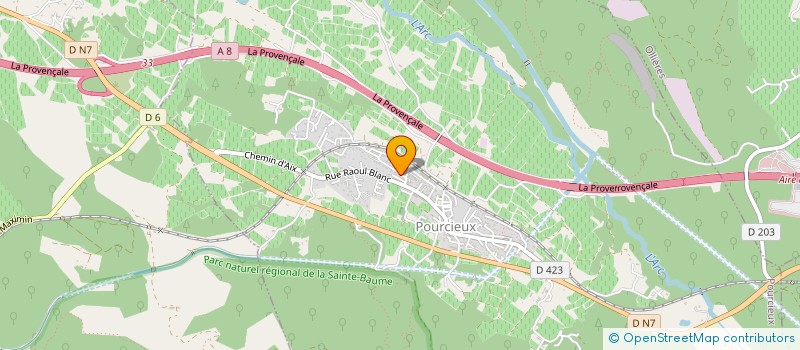 localisation de l'entreprise RAPHAEL  POURCIEUX