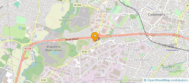 localisation de l'entreprise RAPHAEL à COLOMIERS