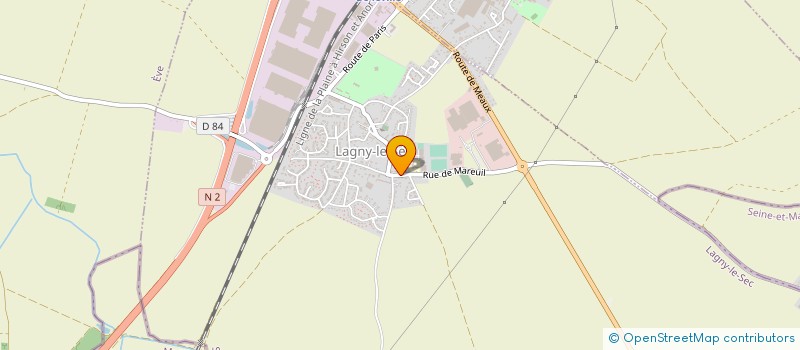 localisation de l'entreprise RAPHAEL  LAGNY-LE-SEC