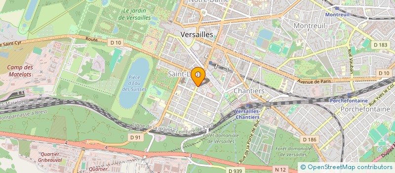 localisation de l'entreprise RAPHAEL à VERSAILLES