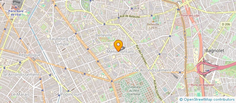 localisation de l'entreprise RAPHAEL ARLOT ARCHITECTURE & INGENIERIE  PARIS