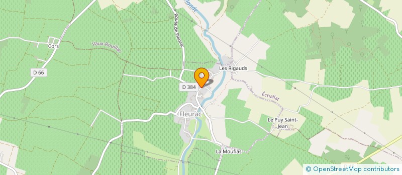 localisation de l'entreprise RAPHAEL BURBAUD à FLEURAC