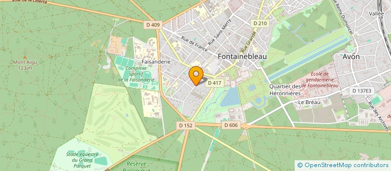 localisation de l'entreprise RAPHAEL CHABBERT CONSEIL à FONTAINEBLEAU