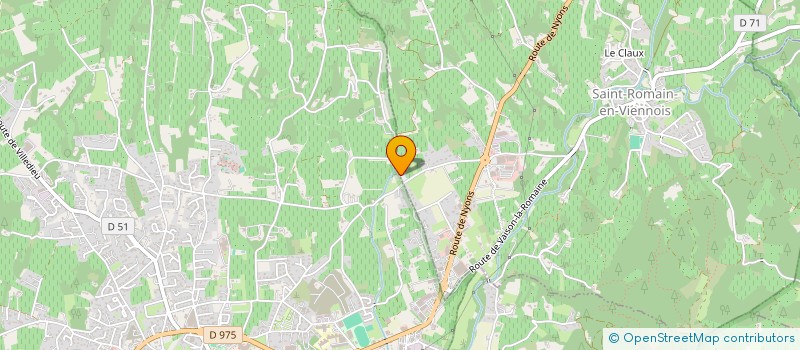 localisation de l'entreprise RAPHAEL CHAUME DEVELOPPEMENT  SAINT-ROMAIN-EN-VIENNOIS