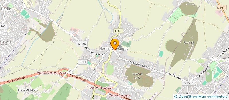 localisation de l'entreprise RAPHAEL CLEUET, STEPHANE BRUNIAU ET FLORENT PAYELLEVILLE, NOTAIRES ASSOCIES  HERSIN-COUPIGNY