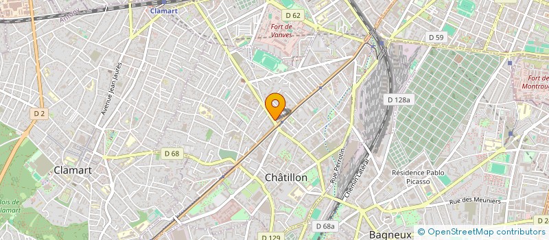 localisation de l'entreprise RAPHAEL CONSULTING à CHATILLON