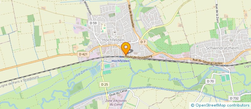 localisation de l'entreprise RAPHAEL ET GAEL MULTISERVICES  HOCHFELDEN