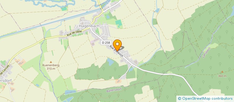 localisation de l'entreprise RAPHAEL EURL  HAGENBACH