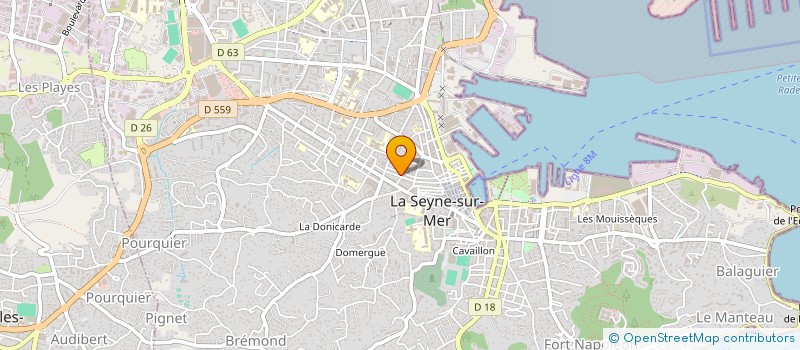 localisation de l'entreprise RAPHAEL PRESSE  LA SEYNE-SUR-MER