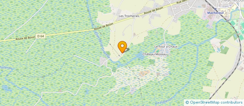 localisation de l'entreprise RAPHAEL PROUX MENUISERIE  MACHECOUL-SAINT-MEME