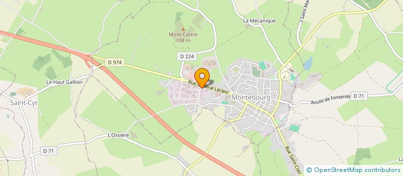 localisation de l'entreprise RAPHAEL TOITURE  MONTEBOURG