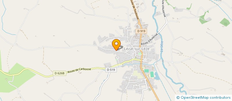 localisation de l'entreprise RAPHAEL V SONORISATION à LEZAT-SUR-LEZE