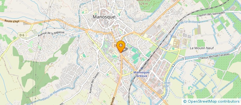 localisation de l'entreprise RAPHAEL & VICTORIA à MANOSQUE