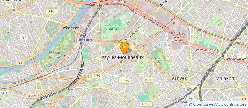 localisation de l'entreprise RAPHAELLA BERTINI PHOTOGRAPHY à ISSY-LES-MOULINEAUX