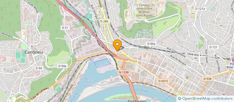 localisation de l'entreprise RAPHAELLE à ROUEN