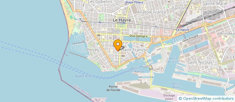 localisation de l'entreprise RAPHAELLE  LE HAVRE