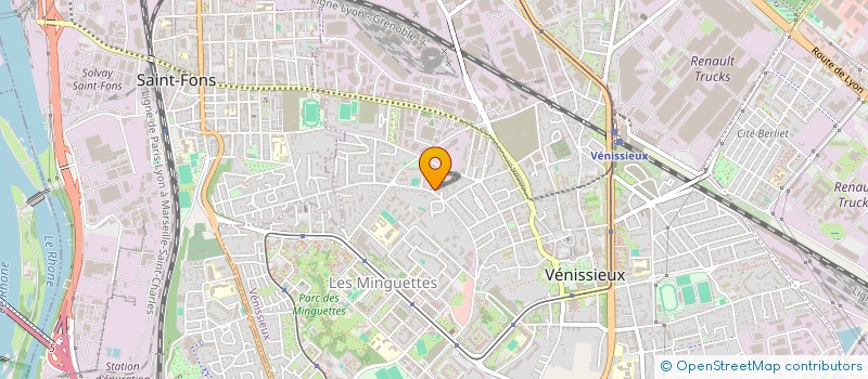 localisation de l'entreprise RAPHAELLE GAETAN  VENISSIEUX