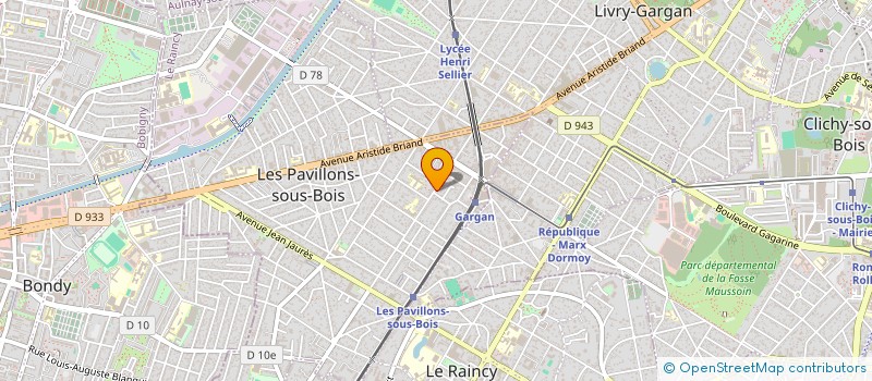 localisation de l'entreprise RAPHAELO&CO à LES PAVILLONS-SOUS-BOIS