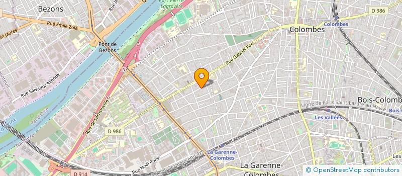 localisation de l'entreprise RAPHALE  COLOMBES