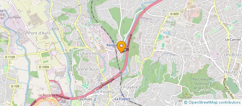 localisation de l'entreprise RAPHALEA à LE CANNET