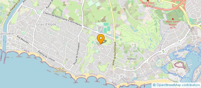 localisation de l'entreprise RAPHALEO  AGDE
