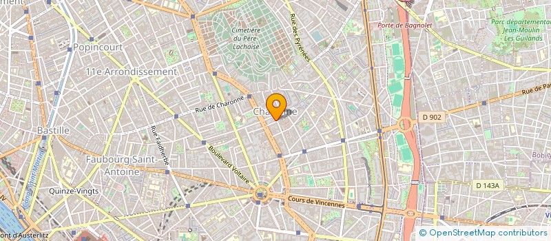 localisation de l'entreprise RAPHAM5  PARIS