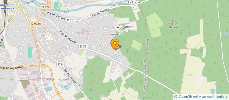 localisation de l'entreprise RAPHANT  ROMORANTIN-LANTHENAY