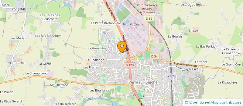 localisation de l'entreprise RAPHAROX  VERN-SUR-SEICHE