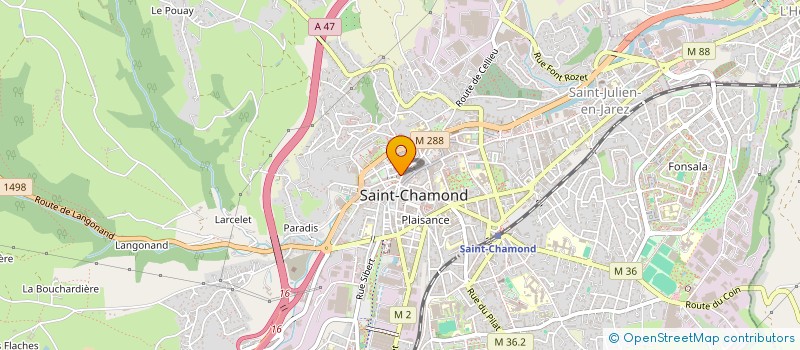 localisation de l'entreprise RAPHCELL  SAINT-CHAMOND