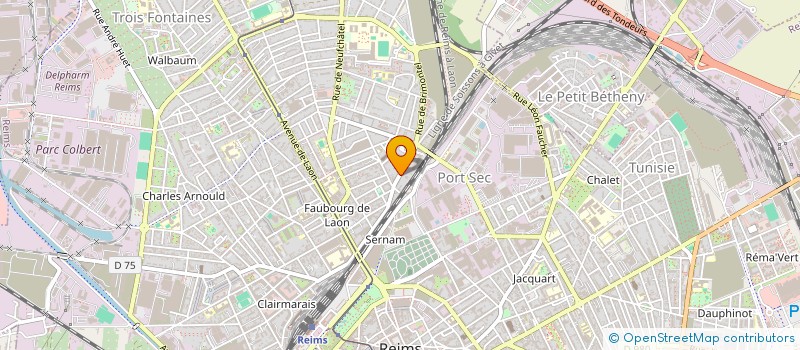 localisation de l'entreprise RAPHCHAM  REIMS